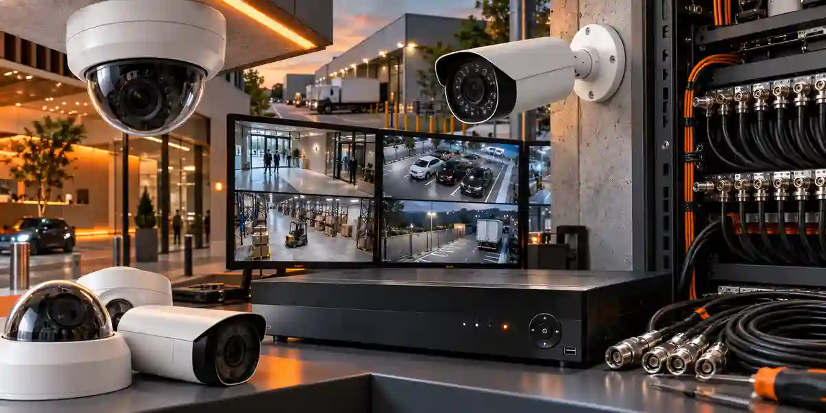 Hanwha analog cameras for Dubai surveillance projects
